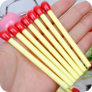 1 Piece Korean Stationery Cute Mini matchstick Pen Creative Bent Schoo_1